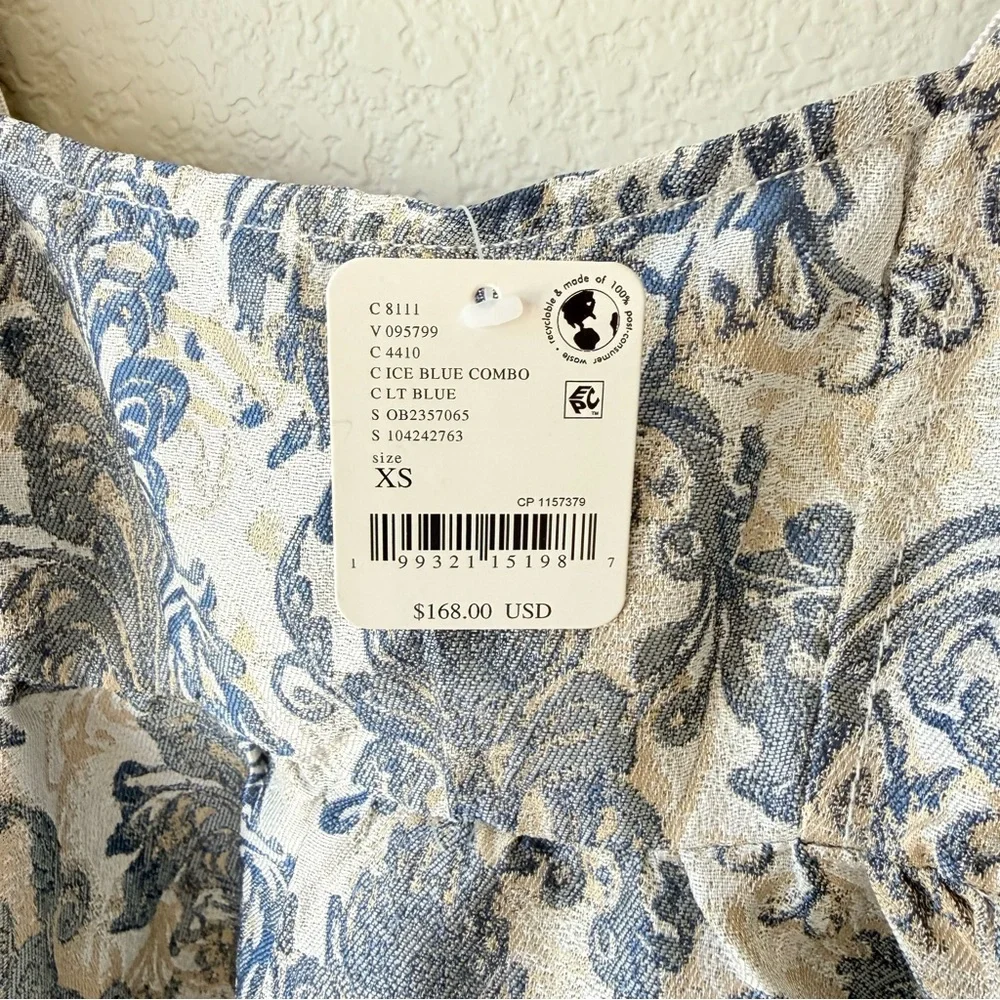 Free People Eloise Jacquard Blouse | Paisley | NWT Retails $168 | XS - Picture 3 of 12